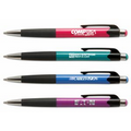 Smoothy Grip Pen w/ Black Grip & Clip (Colors)